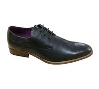 Goor Men's 3 Eye Pig Leather Gibson Brogue 13 UK in Black Goor Black 13