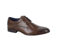 Goor Men's 3 Eye Pig Leather Gibson Brogue in Dark Brown | Size: 8 Goor Dark Brown 8