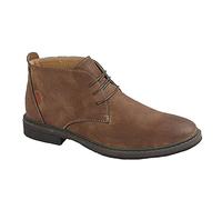Goor Mens 3 Eyelet Synthetic Nubuck Fashion Dessert Boots Tan 6 UK (M9567B)