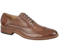 Goor Mens 5 Eye Wing Capped Oxford Brogues (14 UK) (Brown)