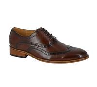 Goor Mens 5 Eyelet Brogue Oxford Shoes (14 UK) (Brown)