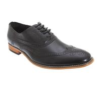 Goor Men's 5 Eyelet Brogue Oxford Shoes in Black | Size: 8 Goor Black 8