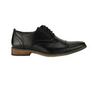 Goor Men's Capped Lace Oxford Brogue Shoes in Black | Size: 4 Goor Black 4