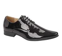 Goor Morgan Mens Pointed Toe Dress Shoes Black Patent