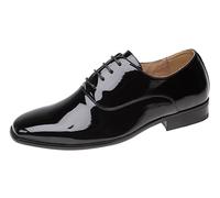 Goor Rooney Mens Patent Dress Shoes Black