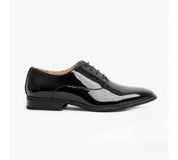 Goor ROONEY Mens Patent Dress Shoes Black - UK 14
