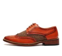 Goor Rossington 4 Eye Brogue Gibson Kids Boys | Brogues | Tan | UK Size 4