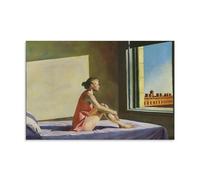 GOORAL Edward Hopper Painter's Work《Morning Sun》Posters Canvas Wall Art Picture Prints Hanging Photo Idea Decor Homes Artworks 08x12inch(20x30cm)