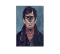 GOORAL L. S. Lowry Painter's Work《Head of A Man》Posters Wall Art Bedroom Prints Home Decor Hanging Picture Canvas Paintings 08x12inch(20x30cm)