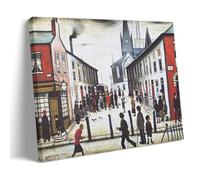 GOORAL L. S. Lowry Painter's Work《The Fever Van》Posters Cool Artworks Painting Wall Art Canvas Prints Hanging Picture Home Decors Idea 12x18inch(30x45cm)