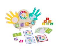Goorder Montessori Toys for 3 4 5 Year Olds, Educational Toys Math Number Blocks Counting Identify Clock Games for Kids, Math Game Set Birthday Gifts for Boys Girls 3-8 Children Toddler