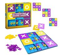 Goorder Noughts and Crosses Game, Xo Chess Classic Board Games, Classic Board Games and Handheld Puzzles, Strategy Children's Games 3+, Mastermind Fidgets Toys Travel Games for Adults and Kid