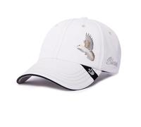 Goorin 2 Blessed B Stressed CapBros. Baseball Cap Curved Brim (One Size - White)