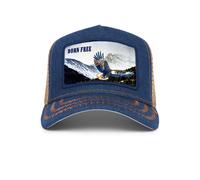 Goorin Bros. Born Free - Wild Heart Trucker Cap Navy Baseball Cap Mesh Eagle