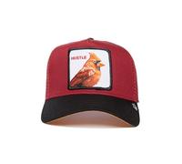 Goorin Bros. Cardinal Fan The Hustle Bird Red Black Adjustable Trucker Cap