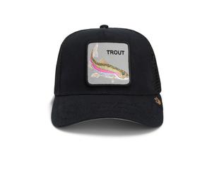 Goorin Bros. Catch You Later - Canvas Trucker Cap Black Baseball Mesh Fish