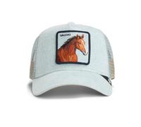 Goorin Bros. Denim Gaucho Trucker Cap Light Denim Mesh Horse Stallion New