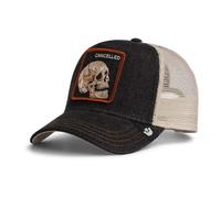 Goorin Bros. | Denim Skull Trucker Hat | Light Denim | WildBounds UK One Size