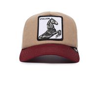 Goorin Bros. Free Rider - 5 Panel Flat Wildlife Snapback Cap Tan Wool Horse