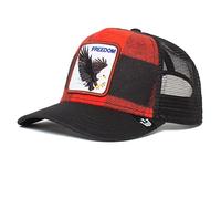 Goorin Bros. Freedom Eagle Black Red Adjustable Trucker Cap - One-Size