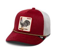 Goorin Bros. Jewel Tones Collection Trucker Hat for Men and Women, Red (Garnet Rooster), One size