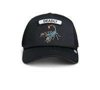 Goorin Bros GB2 Deadly Scorp Trucker Cap Black Mesh Back Adjustable