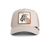Goorin Bros. Goat Trucker CapBros. Women/Men/Snapback - Cap Baseball mesh Snapback, with Peak, Peak All-Season Spring Summer Autumn Winter - One Size Taupe