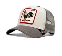 Goorin Bros. Goorin Trucker Cap The Cock Light Grey, Light Grey (The Rooster), One Size