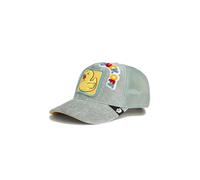 Goorin Bros Grey and Yellow Duck Off Ducking Autocorrect Happy Thoughts Trucker Cap