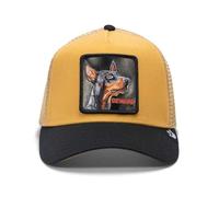 Goorin Bros. Hat Trucker Doberman Beware, Black/Yellow, One Size