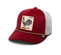 Goorin Bros. Jewel Tones Collection Trucker Hat for Men and Women, Red (Garnet Rooster), One size