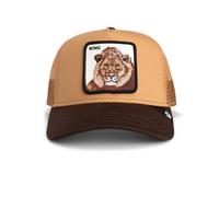 Goorin Bros.King Trucker Cap Original Recipe Caramel/Brown Baseball Mesh Lion