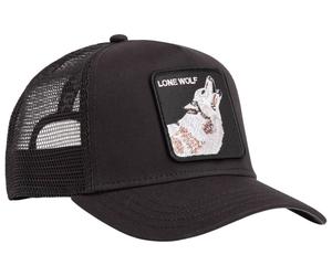 Goorin Bros Mens Lone Wolf Trucker Hat - Void Black