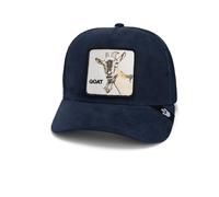 Goorin Bros. Micro Suede Collection Trucker Hat, Navy (the Suede Goat), One size