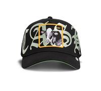 Goorin Bros. Old English Cash Trucker Cap Mesh Cow Patch Logo Black
