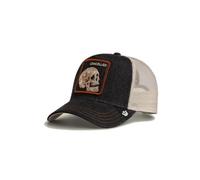 Goorin Bros. | Denim Skull Trucker Hat | Light Denim | WildBounds UK One Size