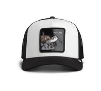 Goorin Bros. The Farm Outlaw Trucker Cap Black and White Snake Patch