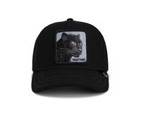 Goorin Bros. Trucker Cap Panther Field 100 Black Size: One Size, 1450-BLK, One Size Fits All