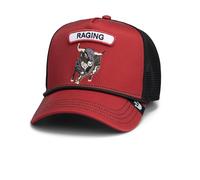 Goorin Bros. Rocker Top Trucker Hat for Men and Women, Red (Gb2 Raging Bull), One size