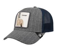 Goorin Suited Champ Trucker CapBros. Baseball Cap Curved Brim (One Size - Grey-Blue)