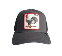 Goorin Bros. The Cock 101-0378-Grey Cap with Synthetic Visor, Dark Grey, One Size, Dark Grey, One Size, darkgray, One Size