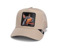 Goorin Bros. The Doberman Dog Beige Adjustable Trucker Cap