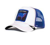 Goorin Bros. The Farm Acid Trip Collection Unisex Adjustable Trucker Cap, White (Sheep Trip), One Size