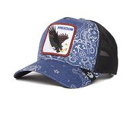 Goorin Bros. The Farm Adjustable Mesh Trucker Hat for Men and Women, Navy (a the W in a D), One size (101-1142-NVY-O/S)