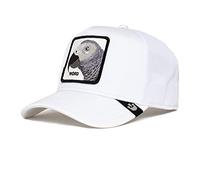 Goorin Bros. The Farm Adjustable Mesh Trucker Hat for Men and Women, White (Platinum Word), One Size