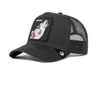 The Lone Wolf Trucker Cap Black One Size