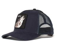 Goorin Bros. The Farm Adjustable Trucker Cap Navy Blue Wolf Snapback Hat