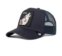 Goorin Bros. The Farm Adjustable Trucker Cap, Navy Lone Wolf, One Size