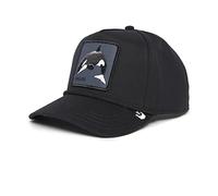 Goorin Bros. The Farm All Over Canvas Adjustable Unisex Trucker, Black (Killer Whale 100), One Size
