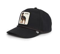 Goorin Bros. The Farm All Over Canvas Adjustable Unisex Trucker Cap, Black (Alpha Dog 100), One Size